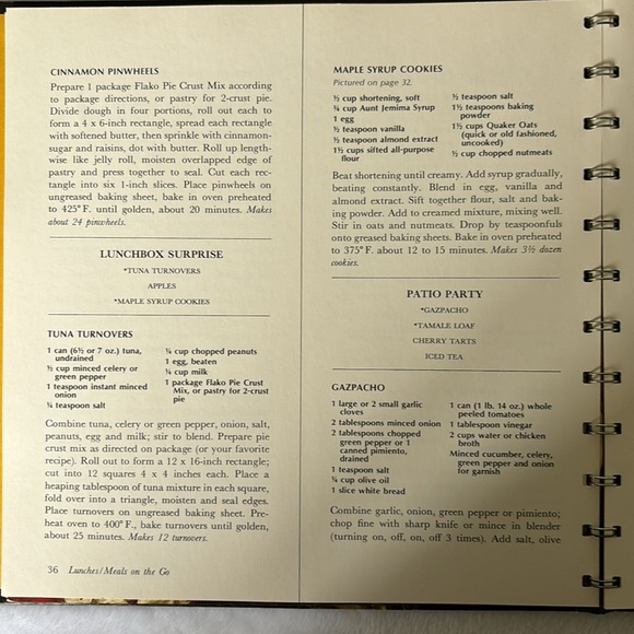 Vintage Aunt Jemima Cook Book - Morning to Midnight, collectible old recipes - Picture 13 of 16